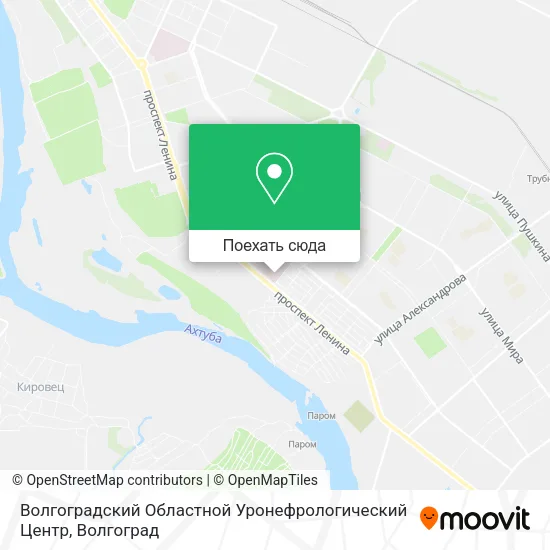 Карта Волгоградский Областной Уронефрологический Центр