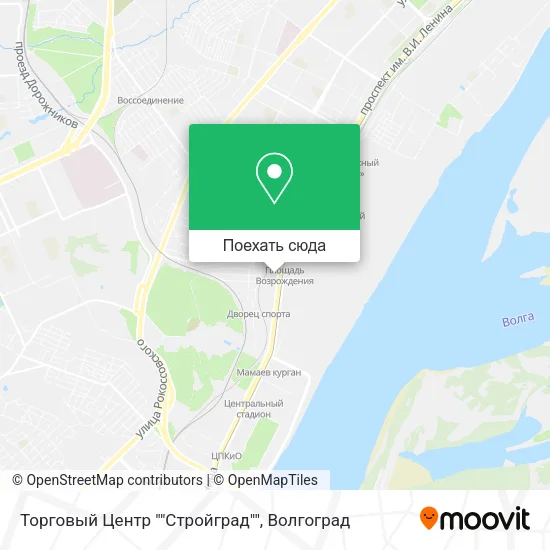 Карта Торговый Центр ""Стройград""