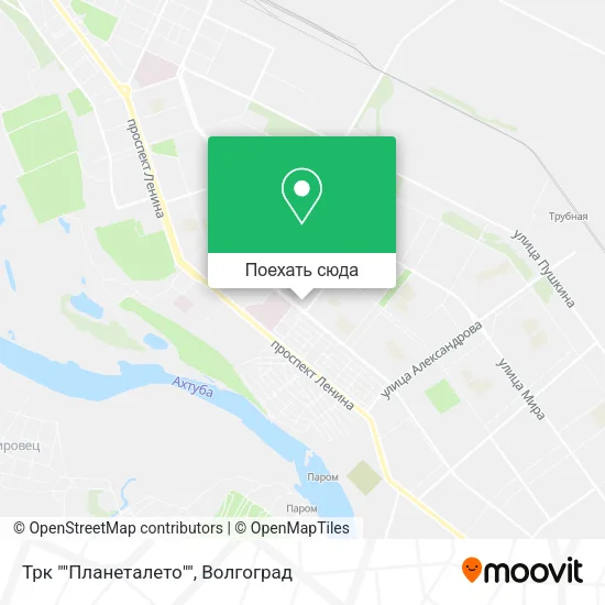 Карта Трк ""Планеталето""
