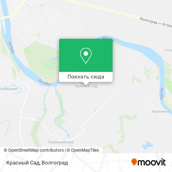 Карта Красный Сад