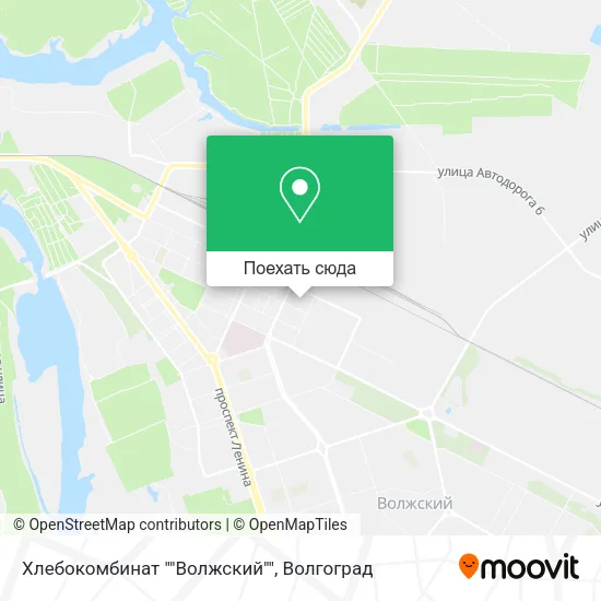 Карта Хлебокомбинат ""Волжский""