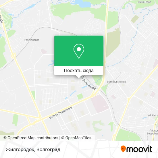 Карта Жилгородок
