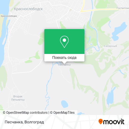 Карта Песчанка