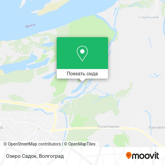 Карта Озеро Садок