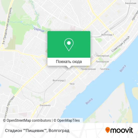 Карта Стадион ""Пищевик""