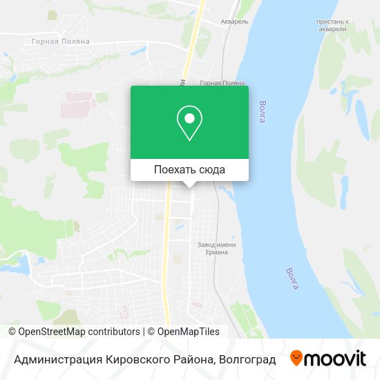 Карта Администрация Кировского Района