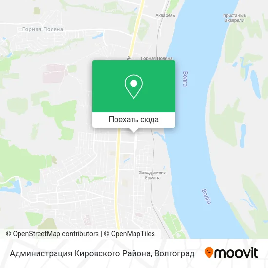 Карта Администрация Кировского Района