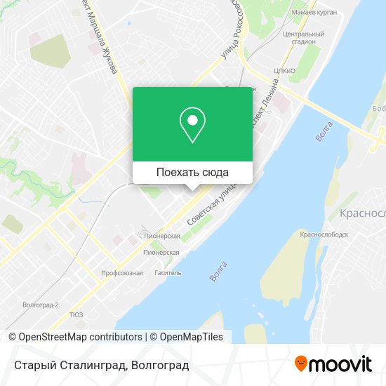 Карта Старый Сталинград