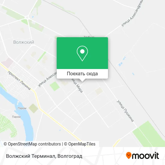 Карта Волжский Терминал