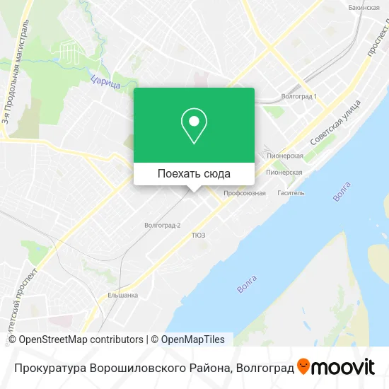 Карта Прокуратура Ворошиловского Района