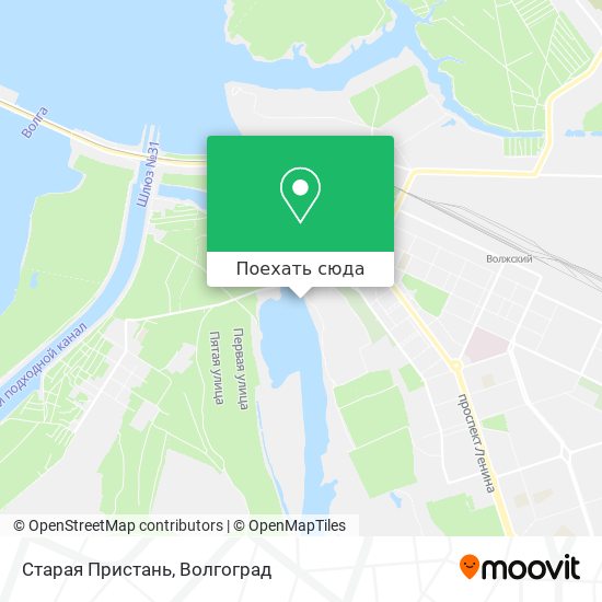 Карта Старая Пристань