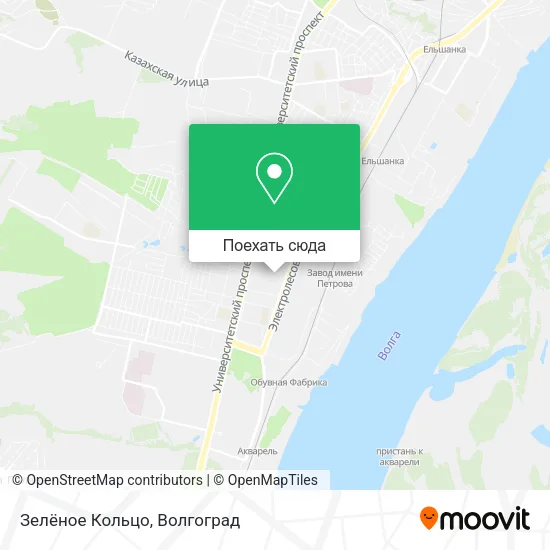 Карта Зелёное Кольцо
