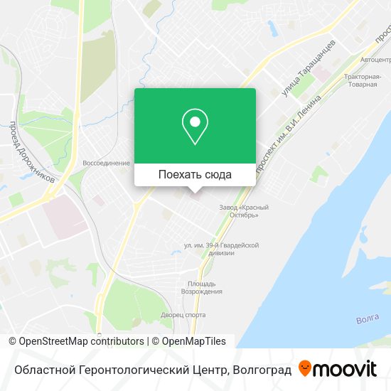 Карта Областной Геронтологический Центр