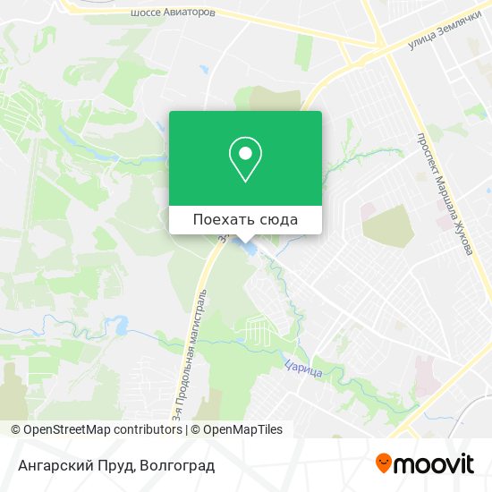 Карта Ангарский Пруд