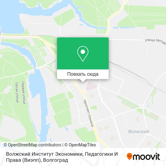 Карта Волжский Институт Экономики, Педагогики И Права (Виэпп)
