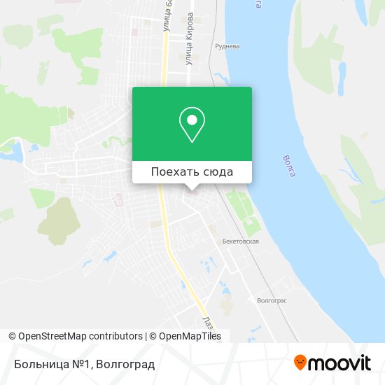 Карта Больница №1