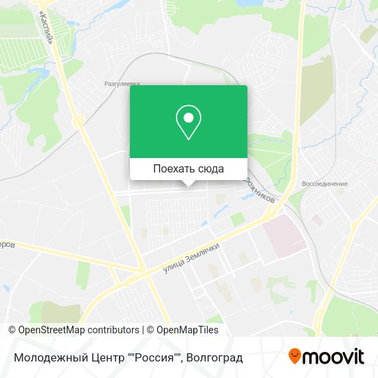 Карта Молодежный Центр ""Россия""