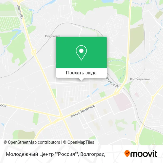 Карта Молодежный Центр ""Россия""