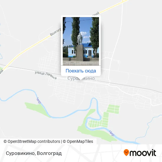 Карта Суровикино