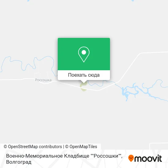 Карта Военно-Мемориальное Кладбище ""Россошки""