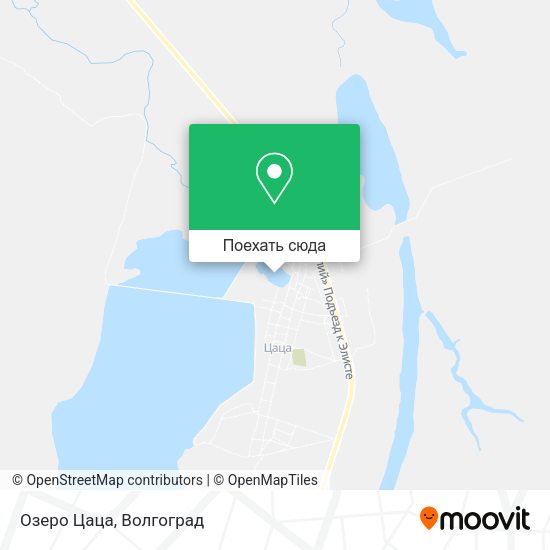 Карта Озеро Цаца