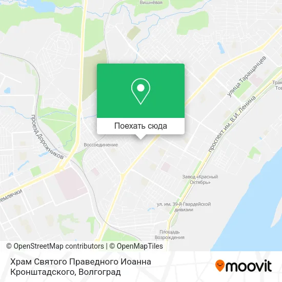 Карта Храм Святого Праведного Иоанна Кронштадского