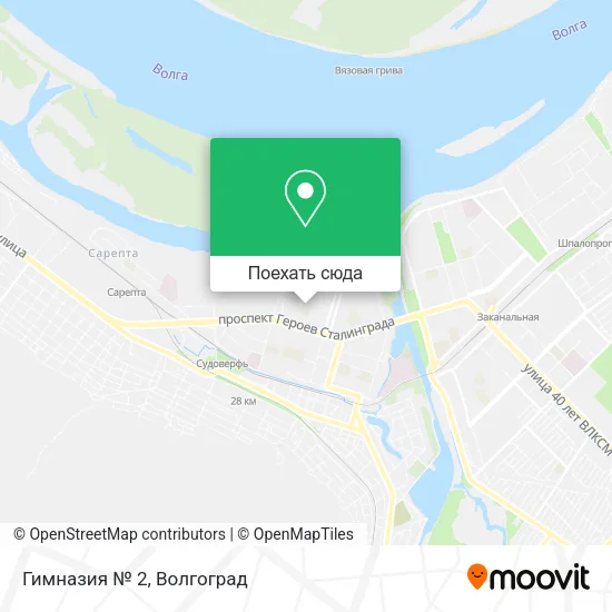 Карта Гимназия № 2