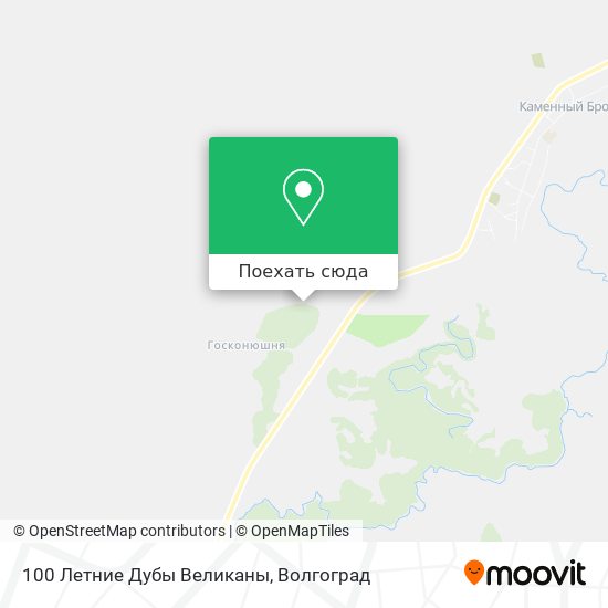 Карта 100 Летние Дубы Великаны