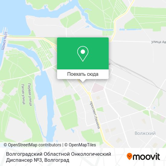 Карта Волгоградский Областной Онкологический Диспансер №3