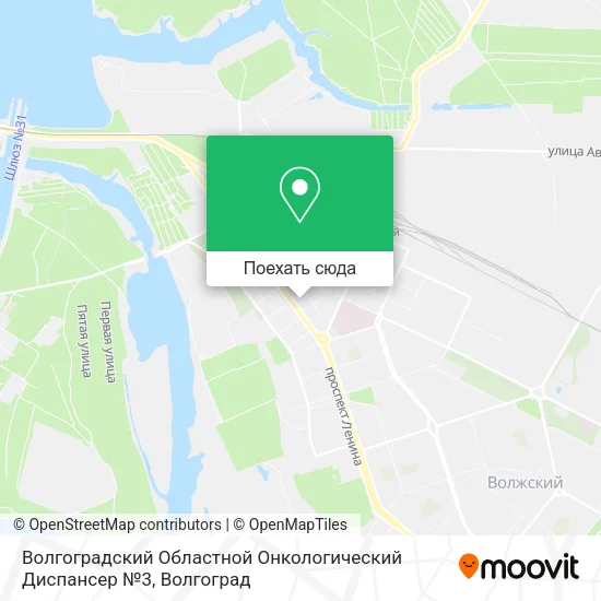 Карта Волгоградский Областной Онкологический Диспансер №3
