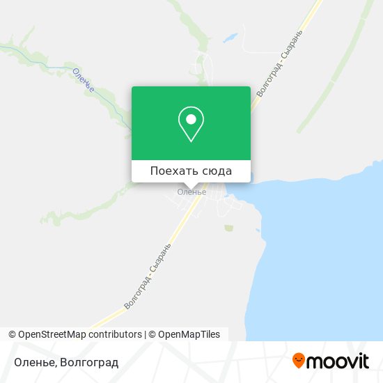 Карта Оленье
