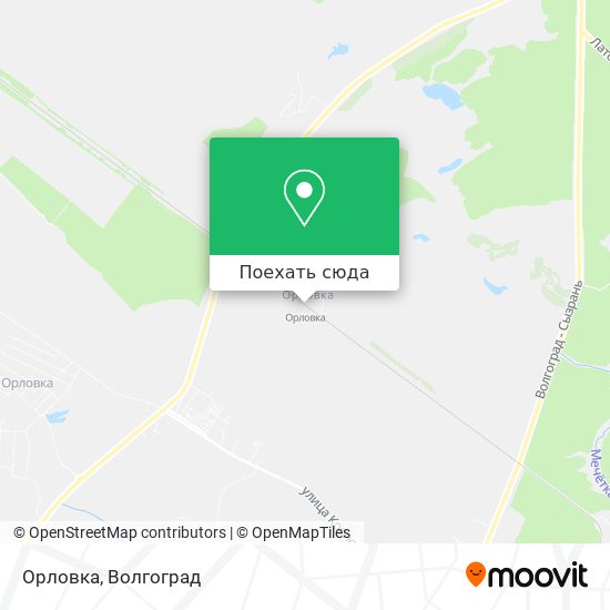 Карта Орловка