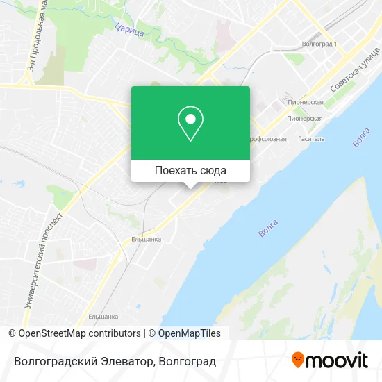 Карта Волгоградский Элеватор