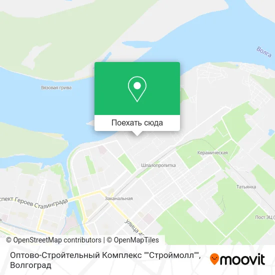 Карта Оптово-Стройтельный Комплекс ""Строймолл""