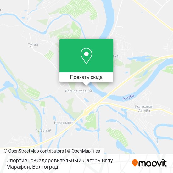 Карта Спортивно-Оздоровительный Лагерь Вгпу Марафон