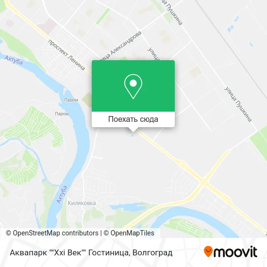 Карта Аквапарк ""Xxi Век"" Гостиница