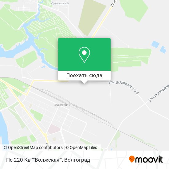 Карта Пс 220 Кв ""Волжская""