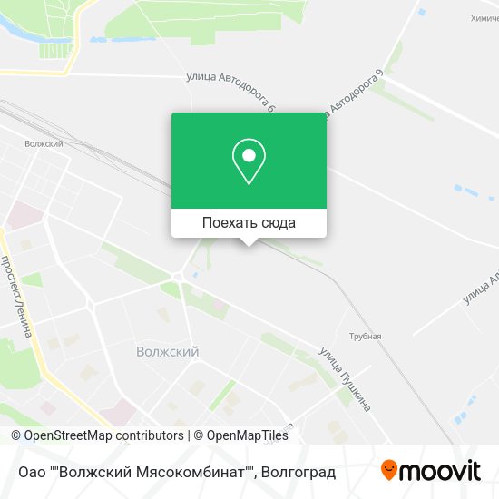 Карта Оао ""Волжский Мясокомбинат""