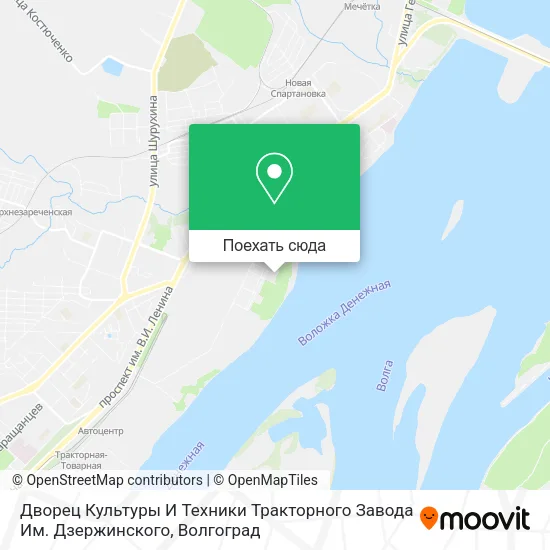 Карта Дворец Культуры И Техники Тракторного Завода Им. Дзержинского