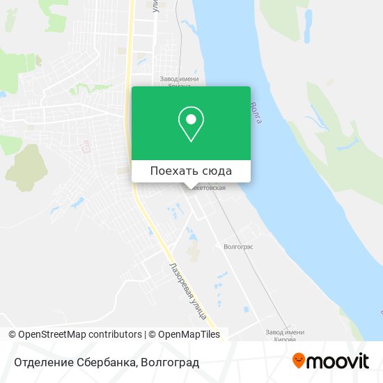 Карта Отделение Сбербанка