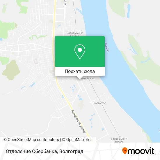 Карта Отделение Сбербанка