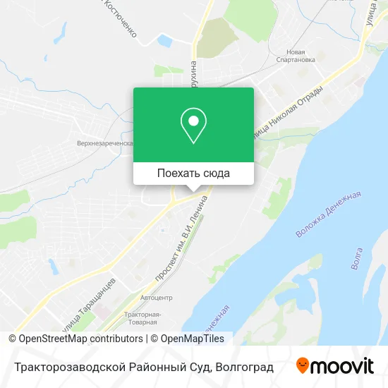 Карта Тракторозаводской Районный Суд