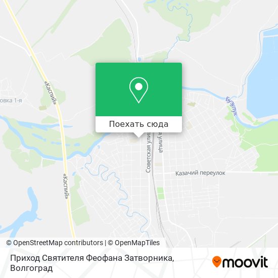 Карта Приход Святителя Феофана Затворника