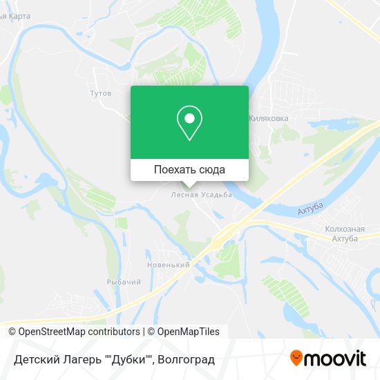 Карта Детский Лагерь ""Дубки""