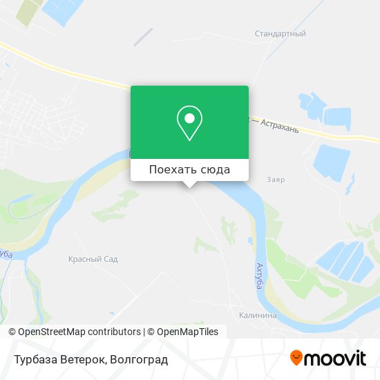 Карта Турбаза Ветерок