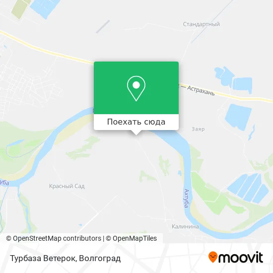 Карта Турбаза Ветерок