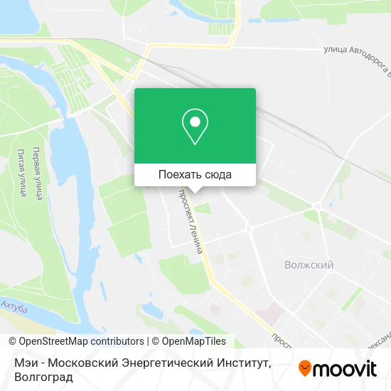 Карта Мэи - Московский Энергетический Институт