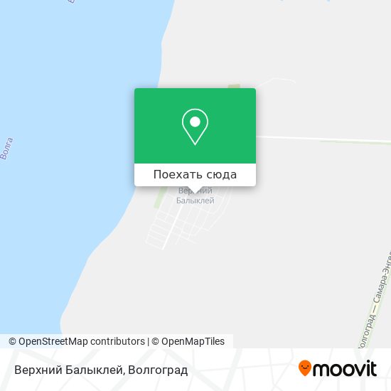 Карта Верхний Балыклей