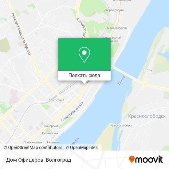 Карта Дом Офицеров