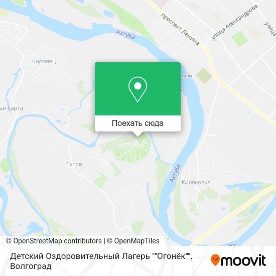 Карта Детский Оздоровительный Лагерь ""Огонёк""